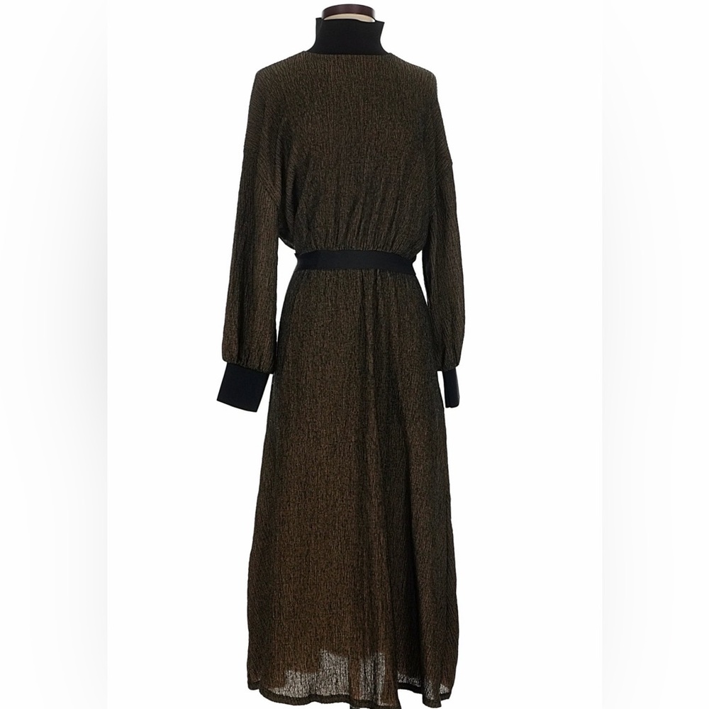 Zara mock neck knit dress